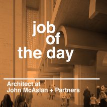 Job of the day: architect at John McAslan + Partners