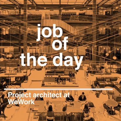 Job of the day: project architect at WeWork