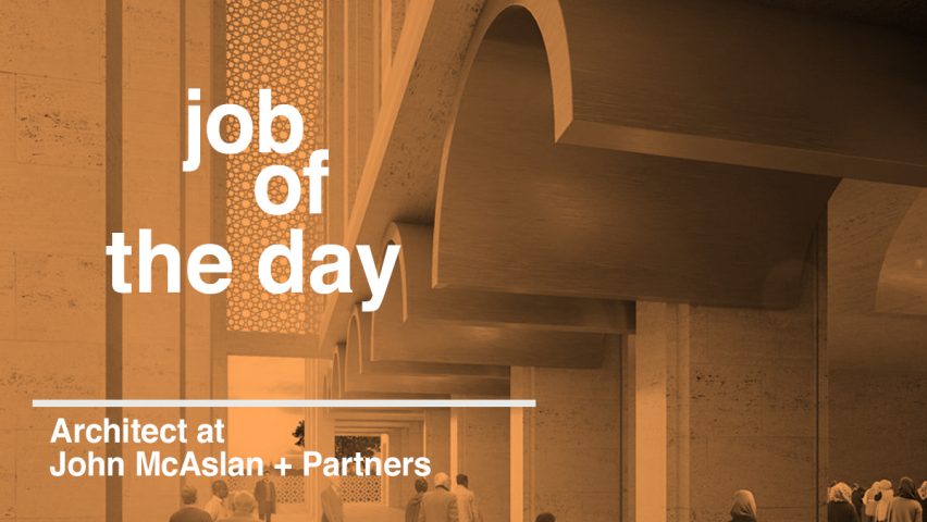 Job of the day: architect at John McAslan + Partners