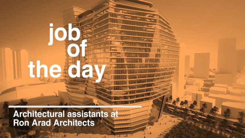 Job of the day: architectural assistants at Ron Arad Architects