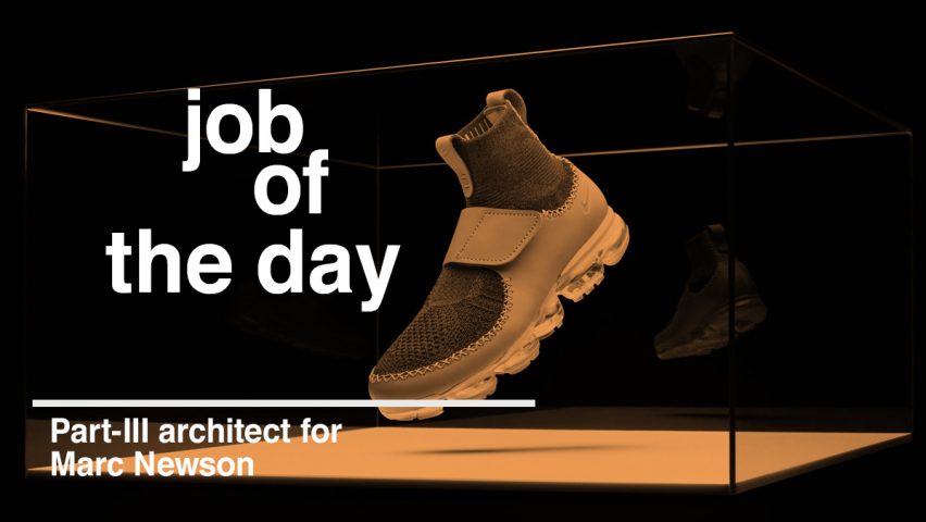 Job of the day: Part-III architect at Marc Newson