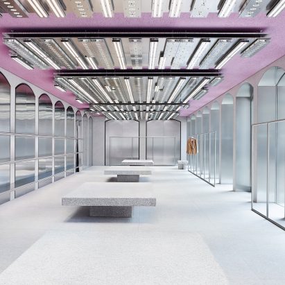 Acne Studios opens pink-ceilinged flagship store in Milan’s Brera district