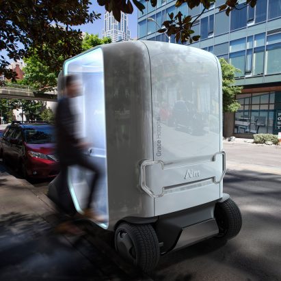 Artefact’s Aim health clinic can drive itself to the patient