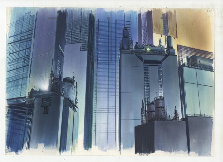 Anime Architecture: Backgrounds of Japan exhibition at the House of Illustration