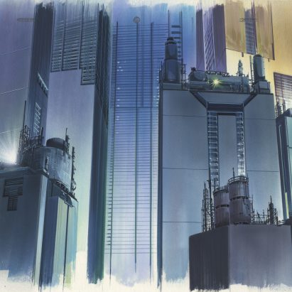 Anime Architecture: Backgrounds of Japan exhibition at the House of Illustration