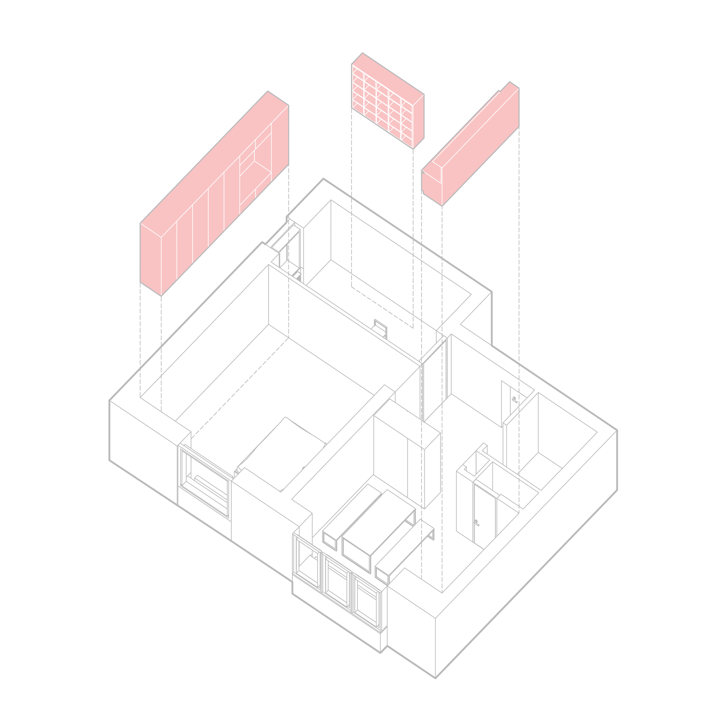 Arhitektura d.o.o. refurbishes urban apartment in Ljubljana, Slovenia, originally designed by Edvard Ravnikar