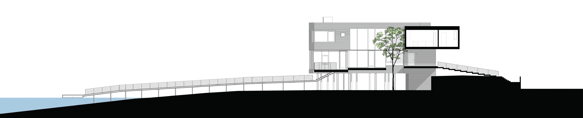 New York City architects Leroy Street Studio design Bay House