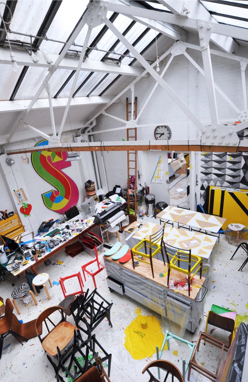Designer, Morag Myerscough, redesigns the Bernie Grant Arts Centre in London