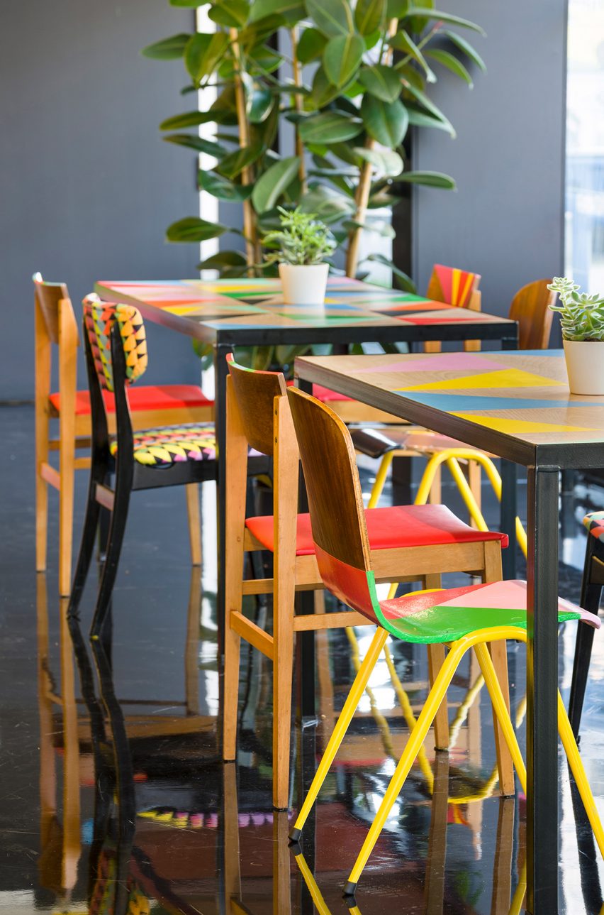 Designer, Morag Myerscough, redesigns the Bernie Grant Arts Centre in London