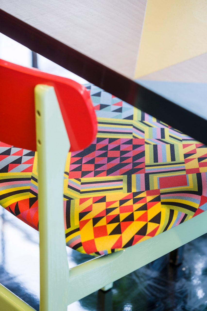 Designer, Morag Myerscough, redesigns the Bernie Grant Arts Centre in London