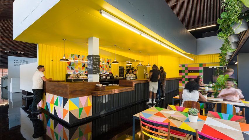 Designer, Morag Myerscough, redesigns the Bernie Grant Arts Centre in London