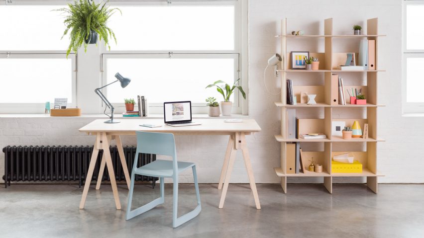 Opendesk launches shelf and desk that can both be assembled tool-free