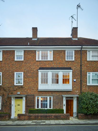Caroline Place terrace, Kensington, London, by Amin Taha Architects + Group Work