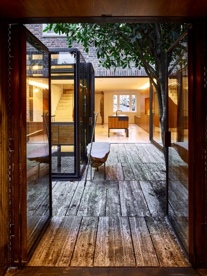 Caroline Place terrace, Kensington, London, by Amin Taha Architects + Group Work