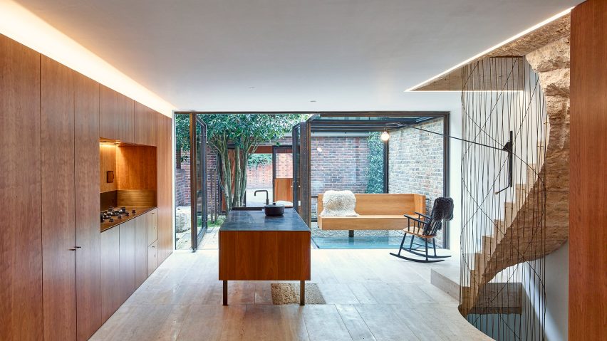 Caroline Place terrace, Kensington, London, by Amin Taha Architects + Group Work
