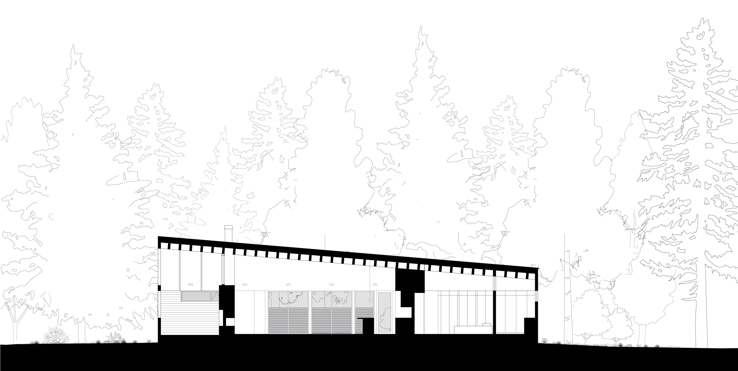 Courtyard House on a River by Robert Hutchison Architecture