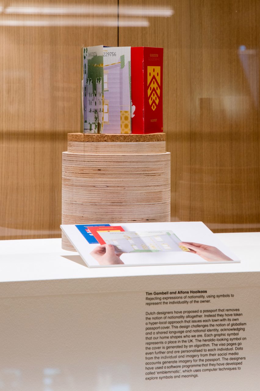 Design Museum exhibits Dezeen's Brexit passport competition winners