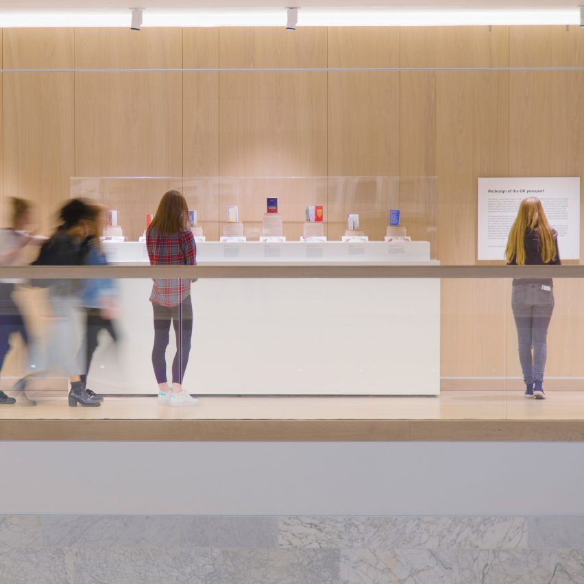 Design Museum exhibits Dezeen's Brexit passport competition winners