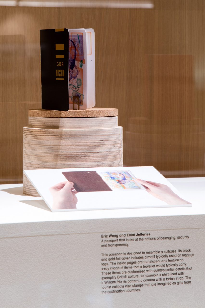 Design Museum exhibits Dezeen's Brexit passport competition winners