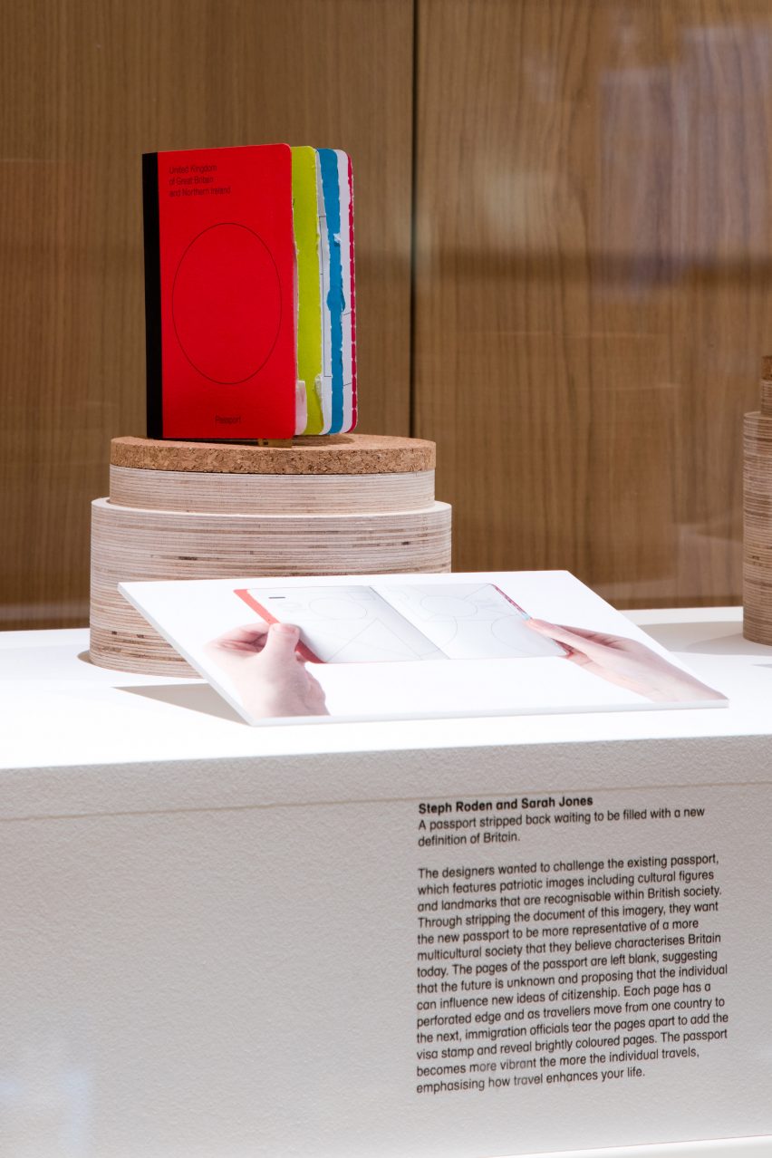 Design Museum exhibits Dezeen's Brexit passport competition winners