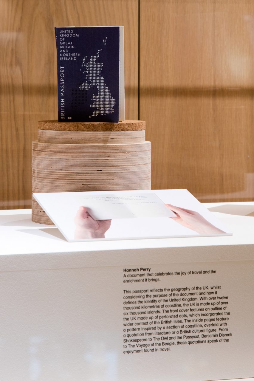 Design Museum exhibits Dezeen's Brexit passport competition winners