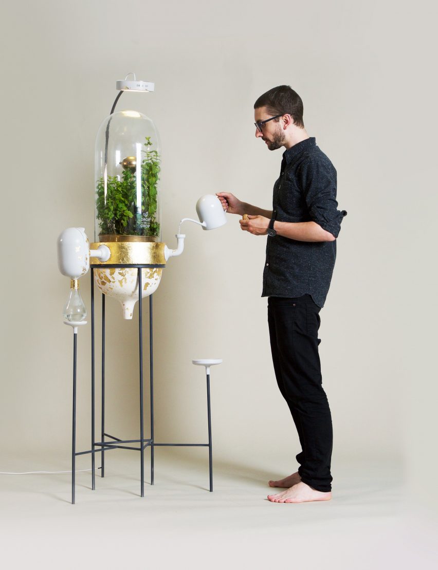 Royal College of Art graduate Pratik Ghosh creates Drop by drop project
