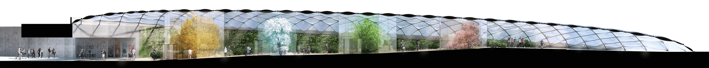 Garden with Four Seasons, Milan, Italy, by Carlo Ratti Associati