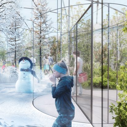 Garden with Four Seasons, Milan, Italy, by Carlo Ratti Associati