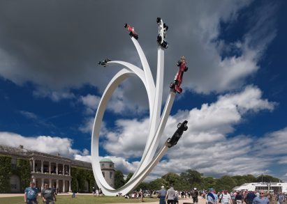 Goodwood 2017 sculpture by Gerry Judah