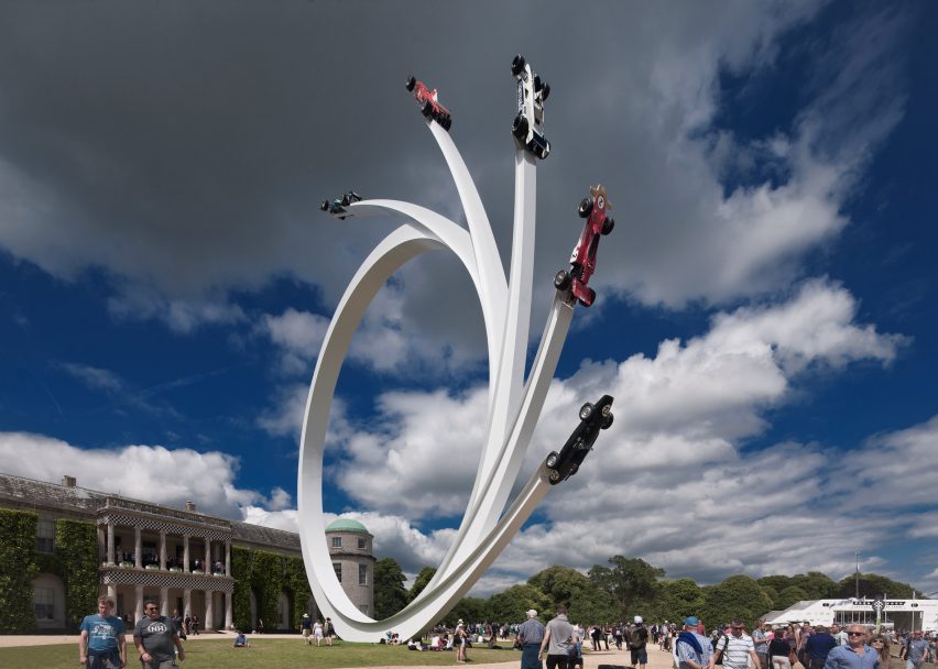 Goodwood 2017 sculpture by Gerry Judah