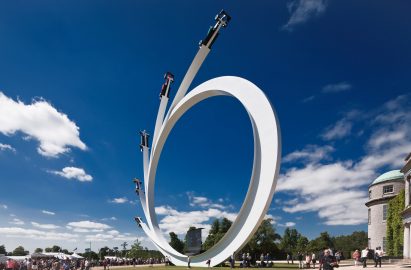 Goodwood 2017 sculpture by Gerry Judah