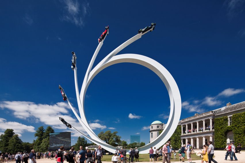 Goodwood 2017 sculpture by Gerry Judah