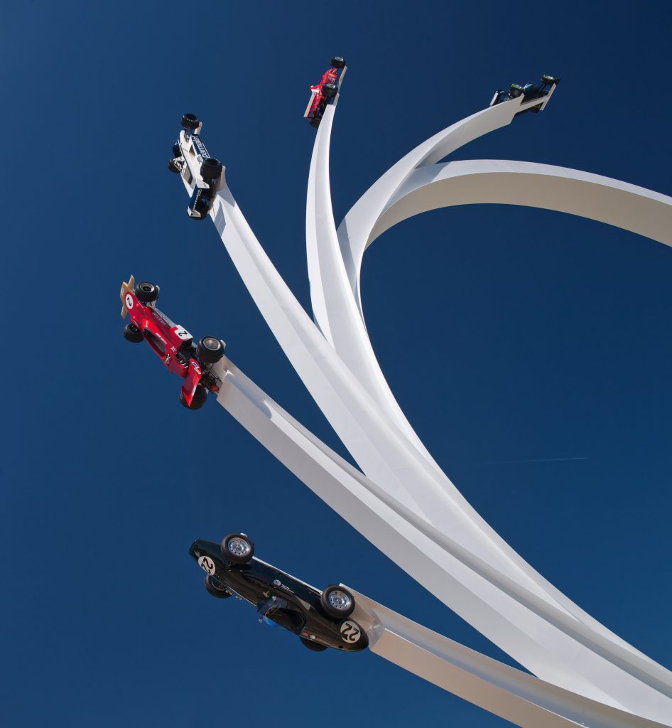 Goodwood 2017 sculpture by Gerry Judah