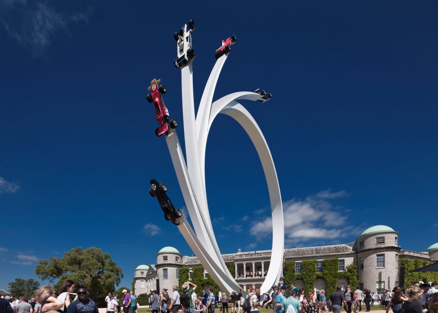 Goodwood 2017 sculpture by Gerry Judah