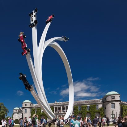 Goodwood 2017 sculpture by Gerry Judah