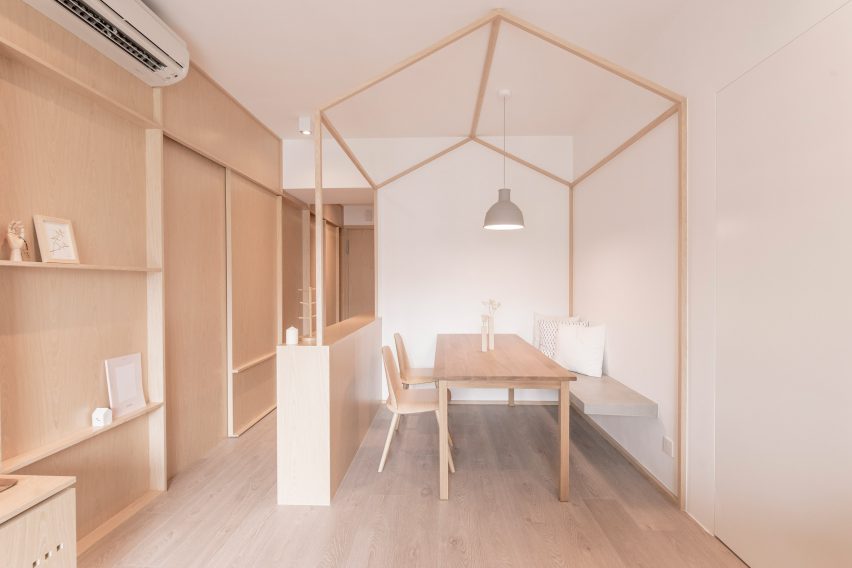 Mnb Design Studio refurbishes compact apartment in Hong Kong