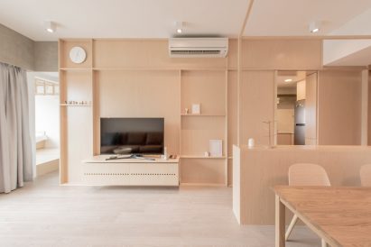Mnb Design Studio refurbishes compact apartment in Hong Kong