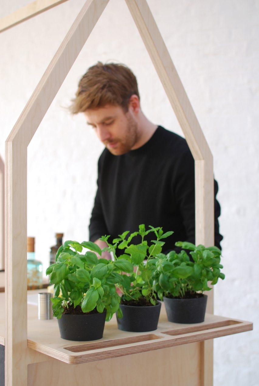 HÛT architects design and build mobile gin trolley as the new office accessory