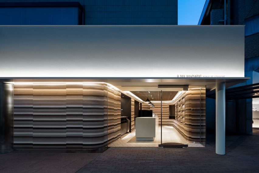 à tes souhaits ice cream and chocolate shop, Tokyo, Japan, by Nendo