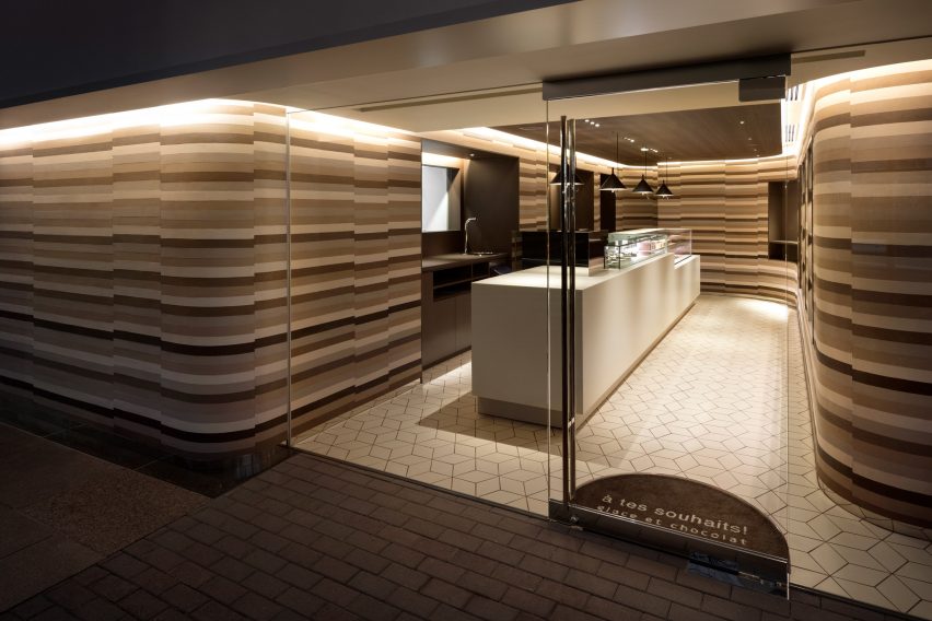 à tes souhaits ice cream and chocolate shop, Tokyo, Japan, by Nendo