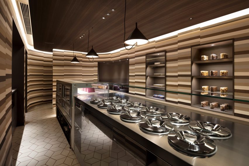 à tes souhaits ice cream and chocolate shop, Tokyo, Japan, by Nendo