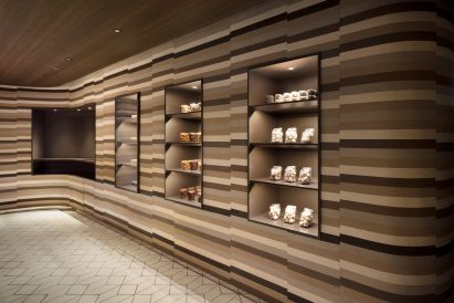 à tes souhaits ice cream and chocolate shop, Tokyo, Japan, by Nendo