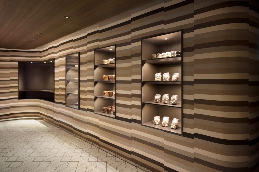 à tes souhaits ice cream and chocolate shop, Tokyo, Japan, by Nendo