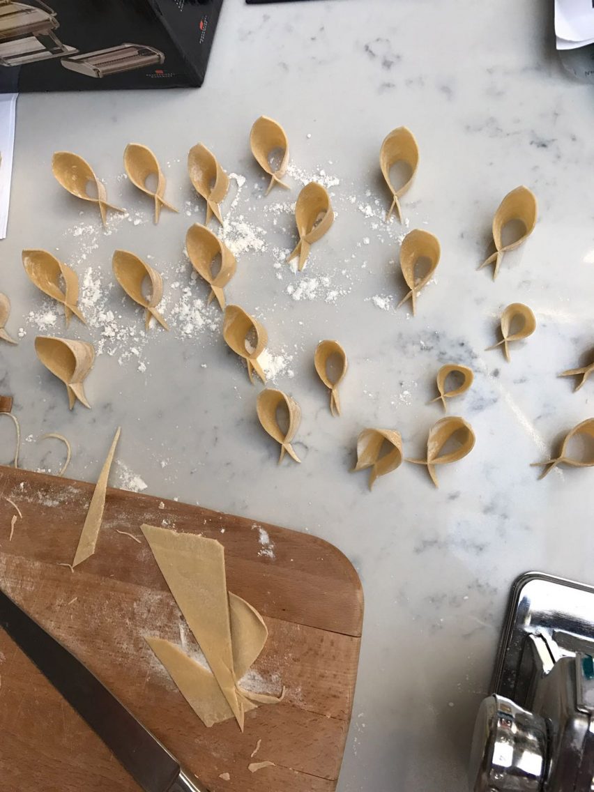 The Cass students design pasta for Carluccio's