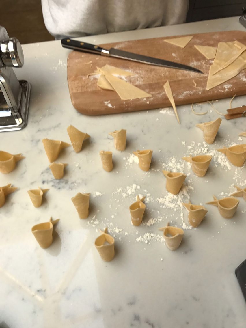The Cass students design pasta for Carluccio's