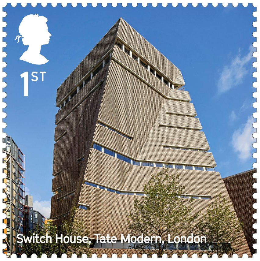 Landmark building stamps
