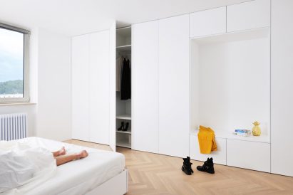 Arhitektura d.o.o. refurbishes urban apartment in Ljubljana, Slovenia, originally designed by Edvard Ravnikar