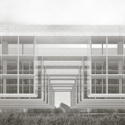 RCA graduate proposes low-cost cantilevered homes to combat housing crisis