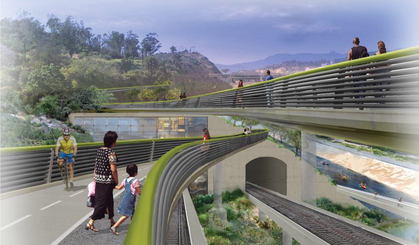 Architects' proposals to revitalise the Los Angeles River