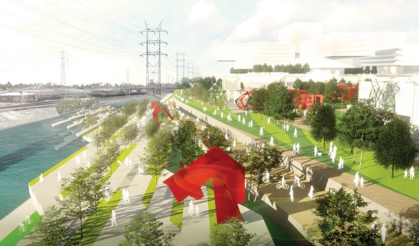 Architects' proposals to revitalise the Los Angeles River